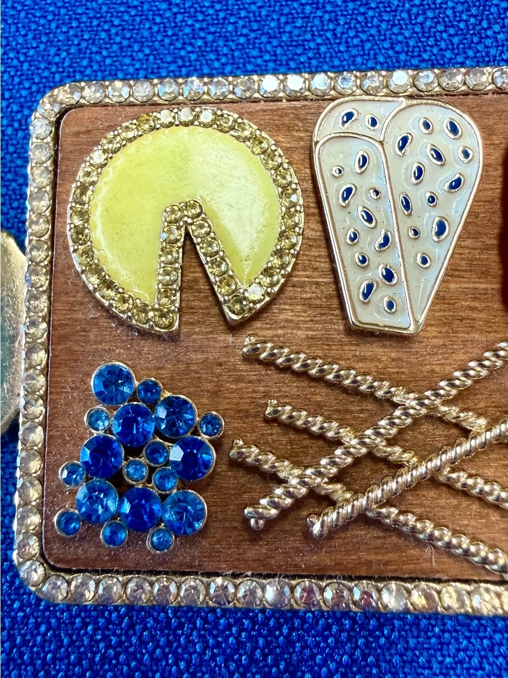 BaubleBar Gold-Tone Charcuterie Board Bottle Opener with Multicolor Accents
